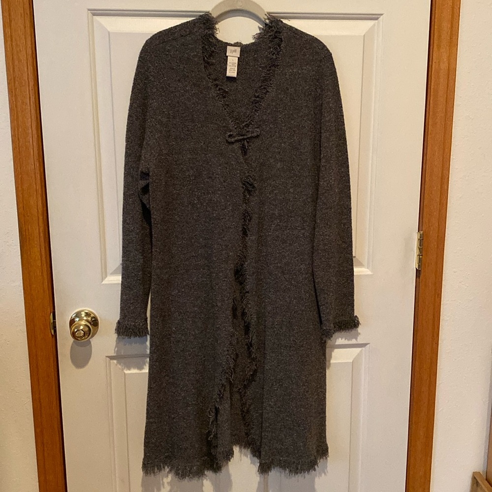 MIDI fringed sweater